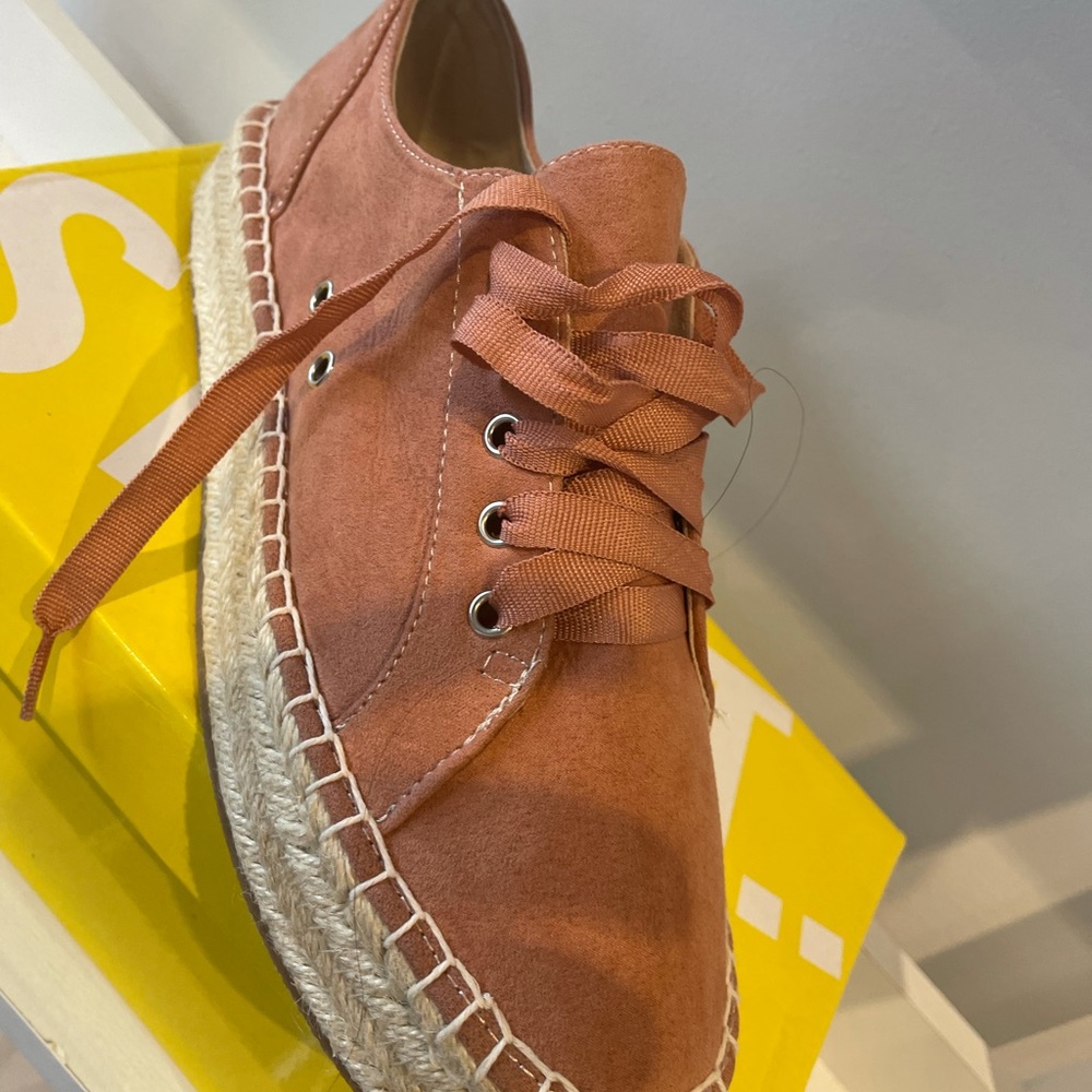 ✨HOST PICK ✨ SPORTSGIRL | Blush lace up espadrille sneakers - Picture 6 of 6